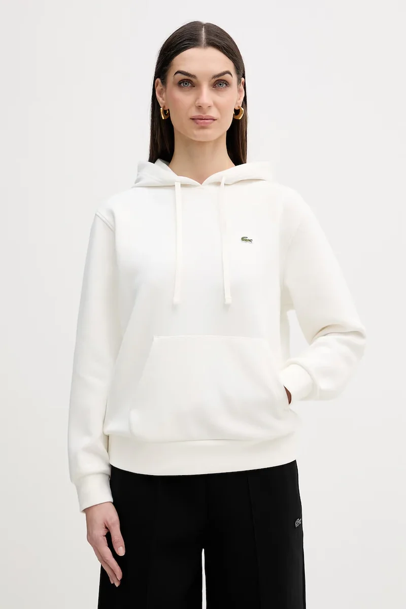 Lacoste hanorac cu glugă pentru femei, din bumbac