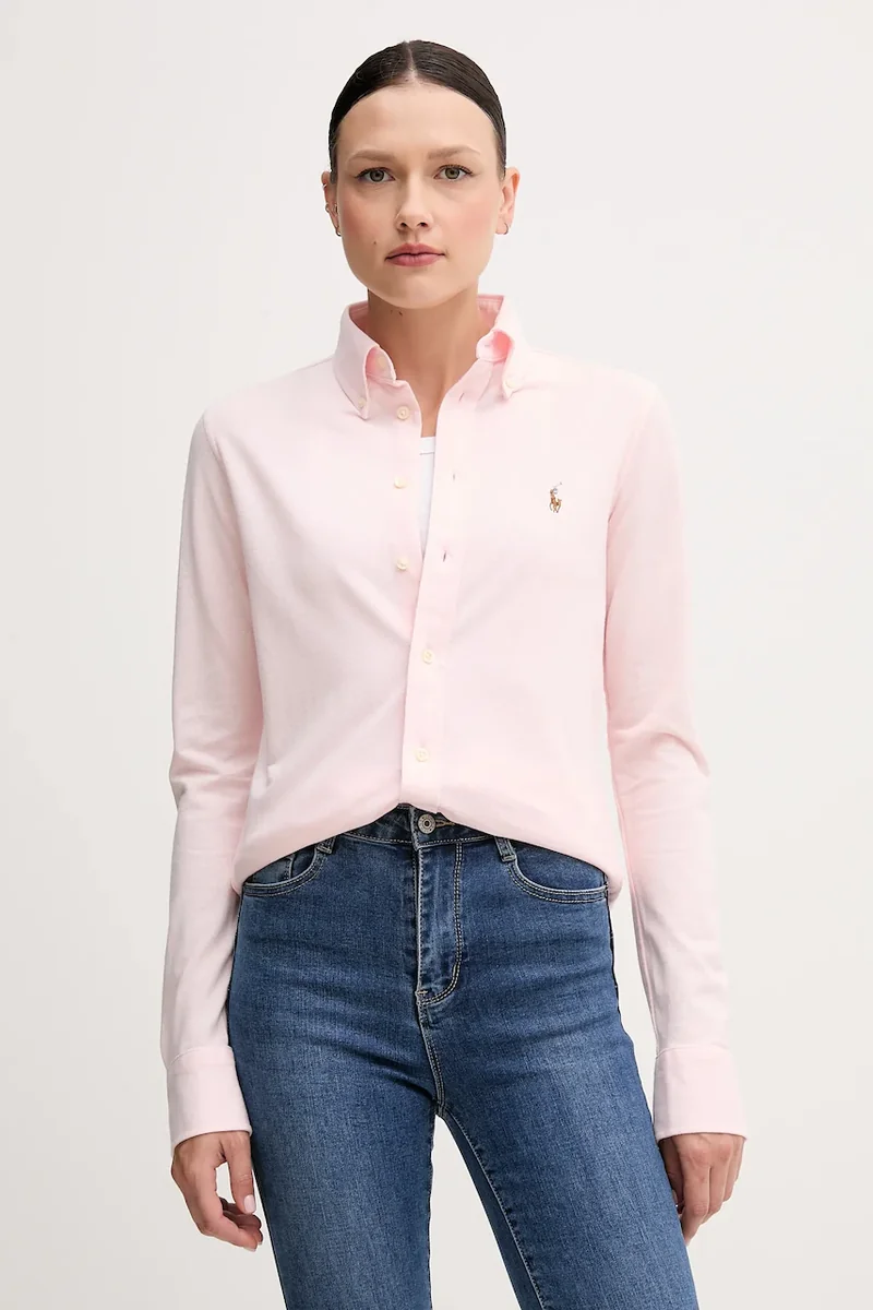 Polo Ralph Lauren cămașă oxford pentru femei, din bumbac