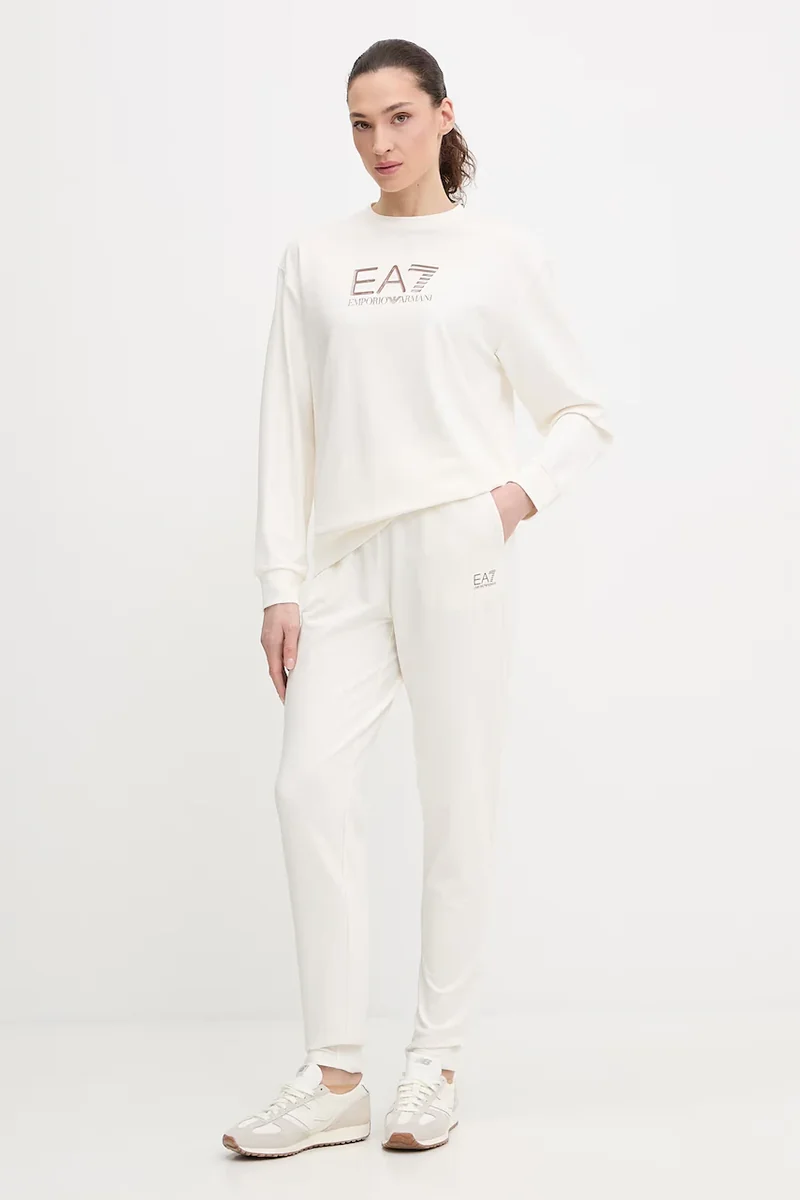 EA7 Emporio Armani compleu de trening pentru femei din bumbac cu elastan