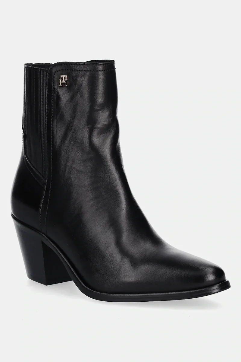 Tommy Hilfiger ghete chelsea de piele WESTERN MID HEEL LEATHER CHELSEA