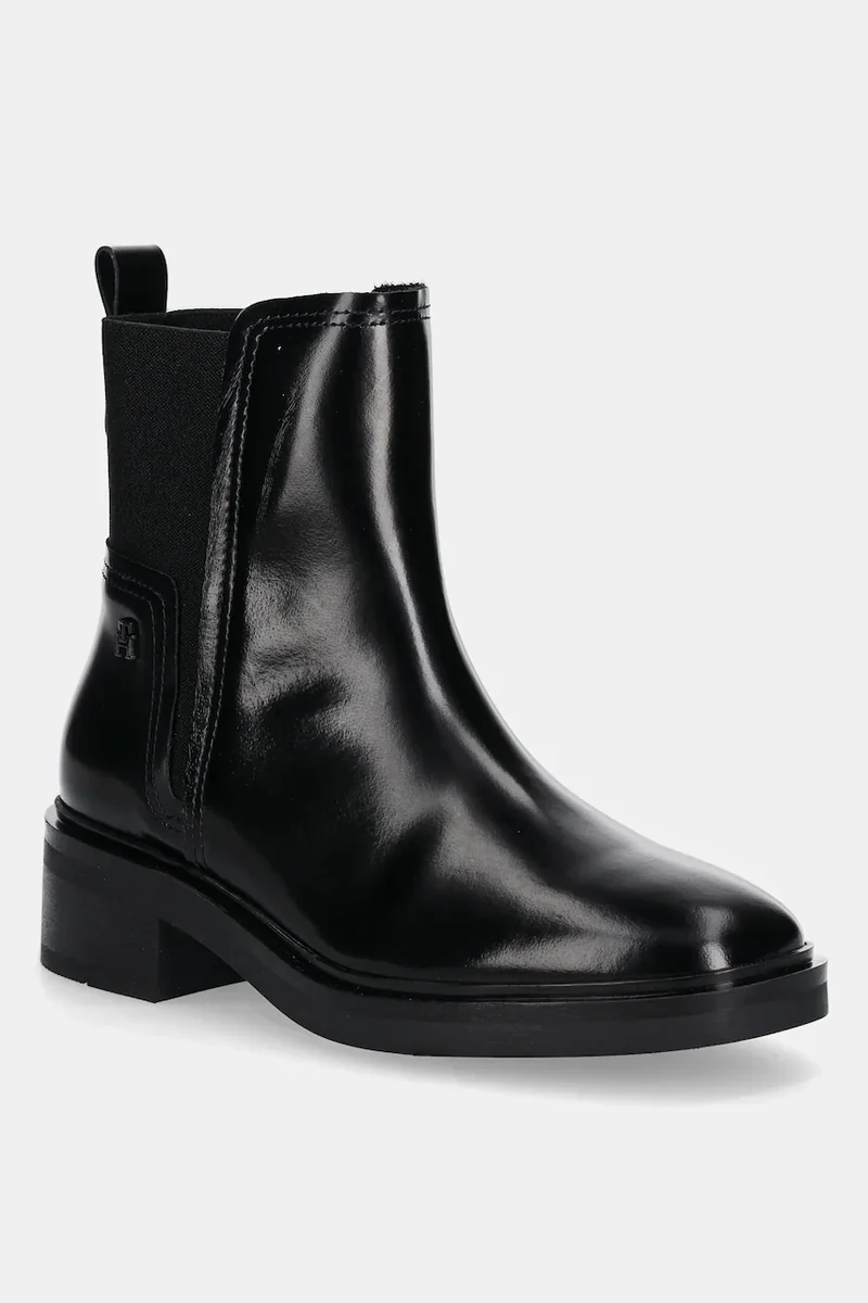 Tommy Hilfiger ghete chelsea de piele MINIMAL ABRASIVATO CHELSEA