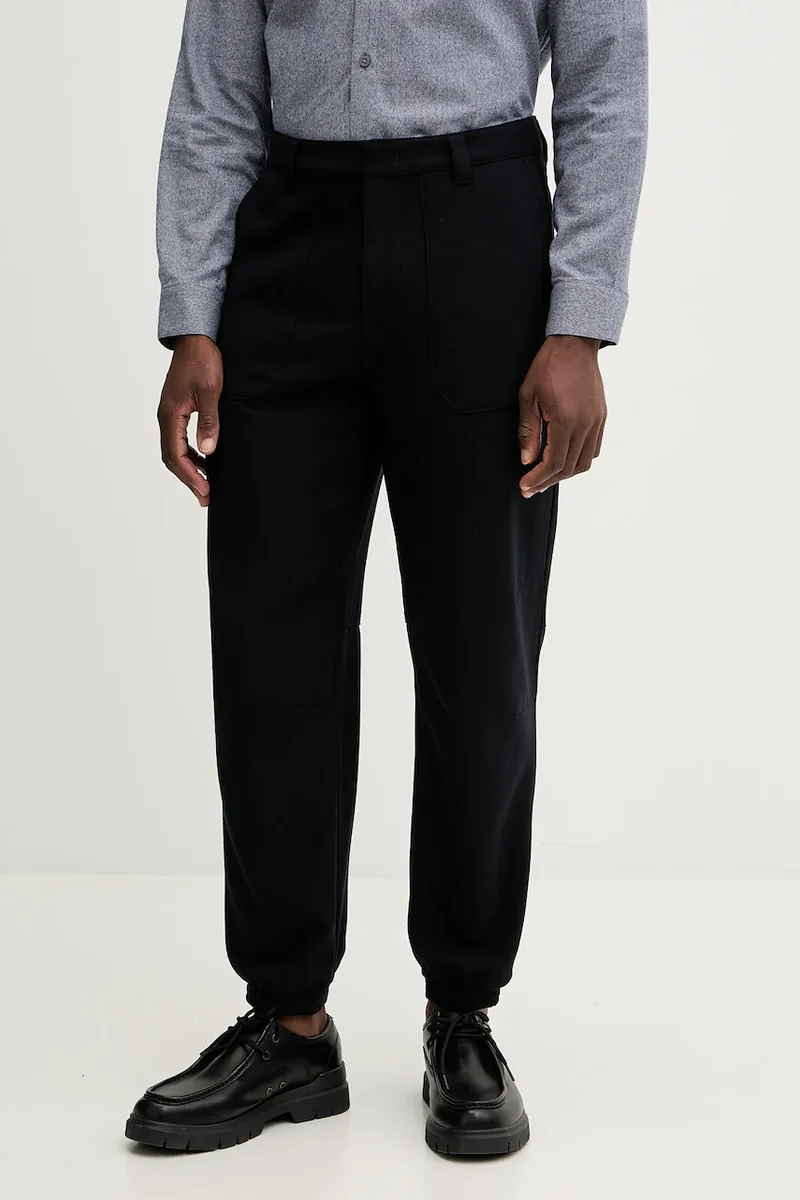 Armani Exchange pantaloni cu lână