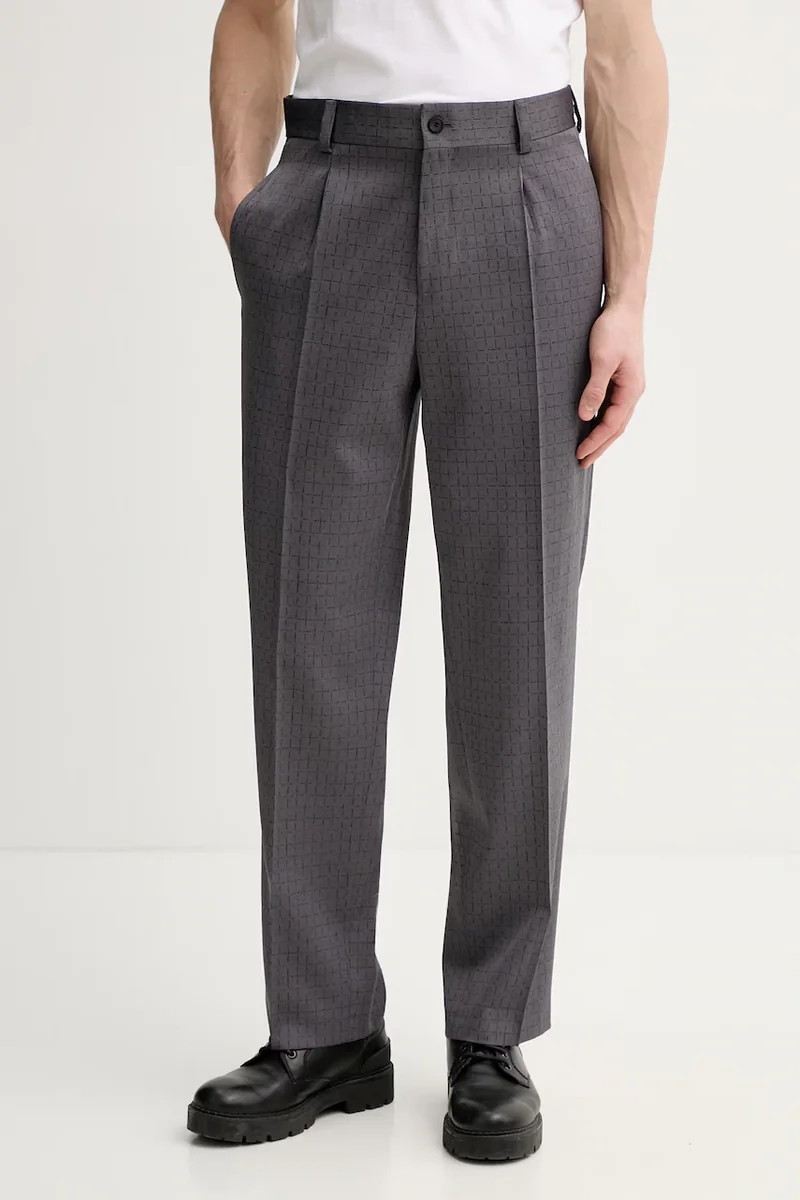 HUGO pantaloni cu adaos de lână Flips251X
