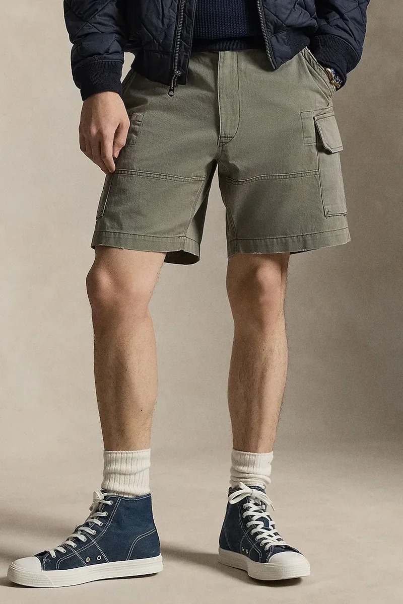 Polo Ralph Lauren pantaloni scuți cargo bărbătești din bumbac