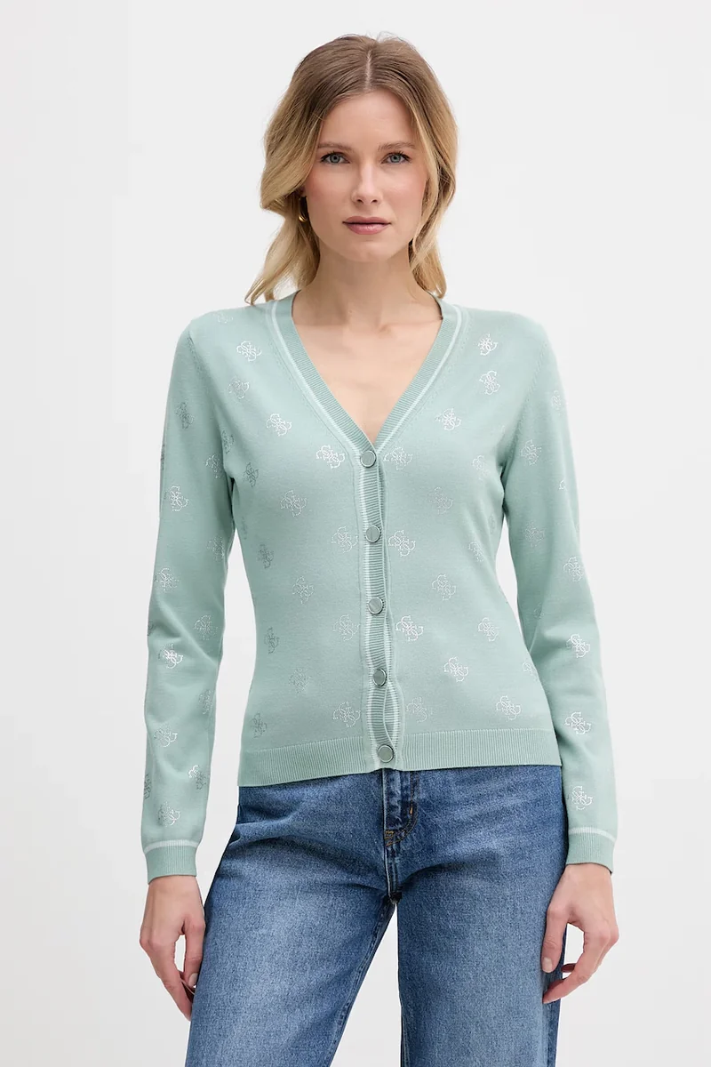 Guess cardigan pentru femei, cu vâscoză