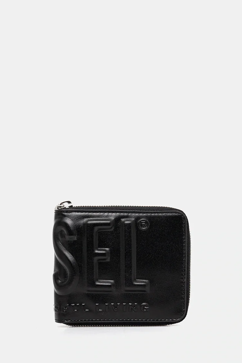 Diesel portofel de piele DSL 3D- BI FOLD COIN ZIP XS