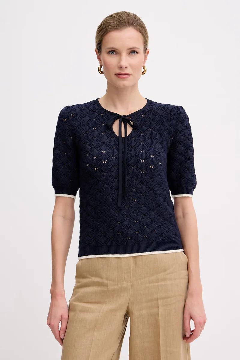 Twinset pulover pentru femei, cu amestec de bumbac
