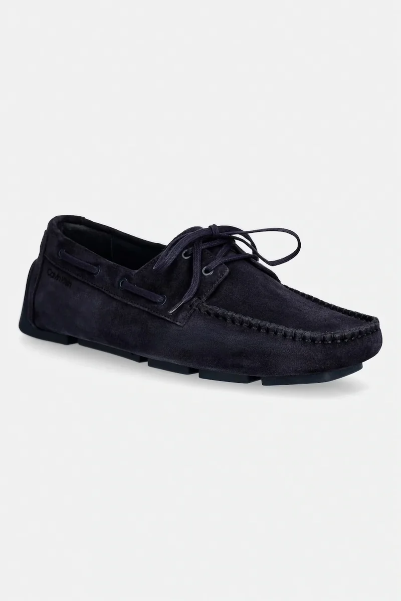 Calvin Klein mocasini pentru bărbați, din piele întoarsă DRIVER BOAT SU