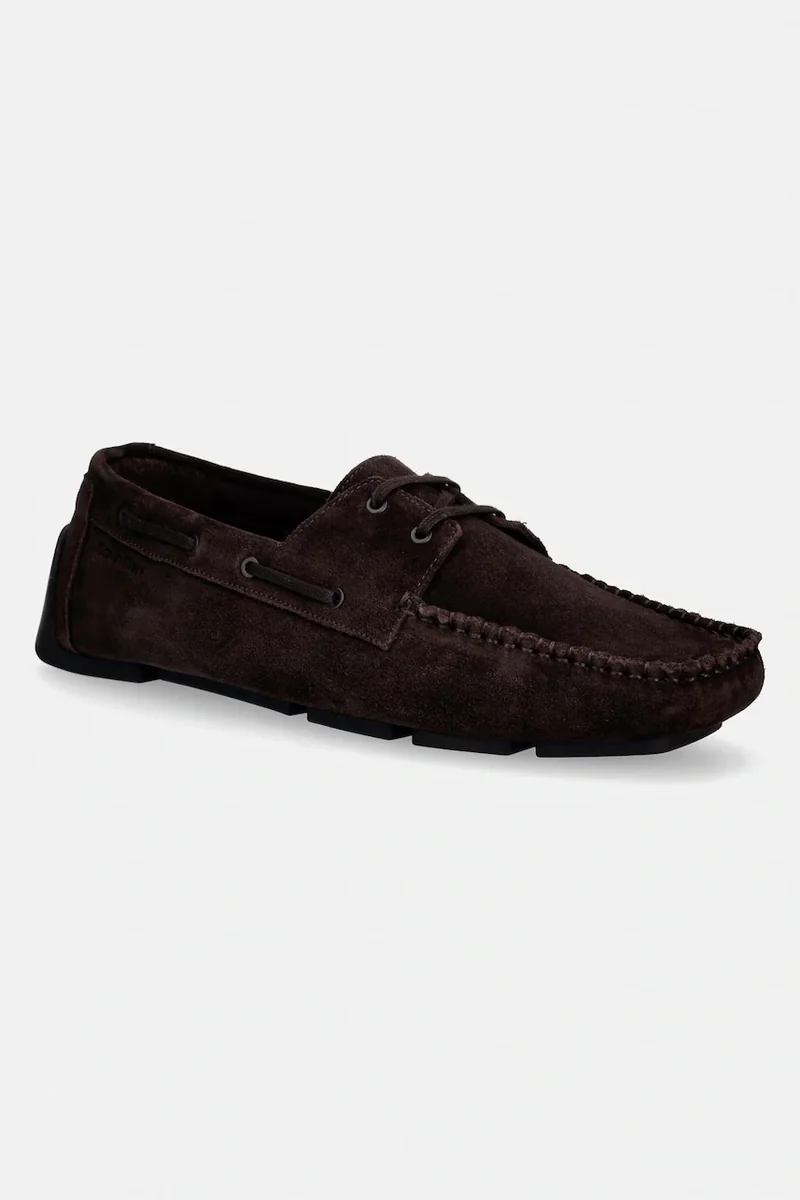 Calvin Klein mocasini pentru bărbați, din piele întoarsă DRIVER BOAT SU
