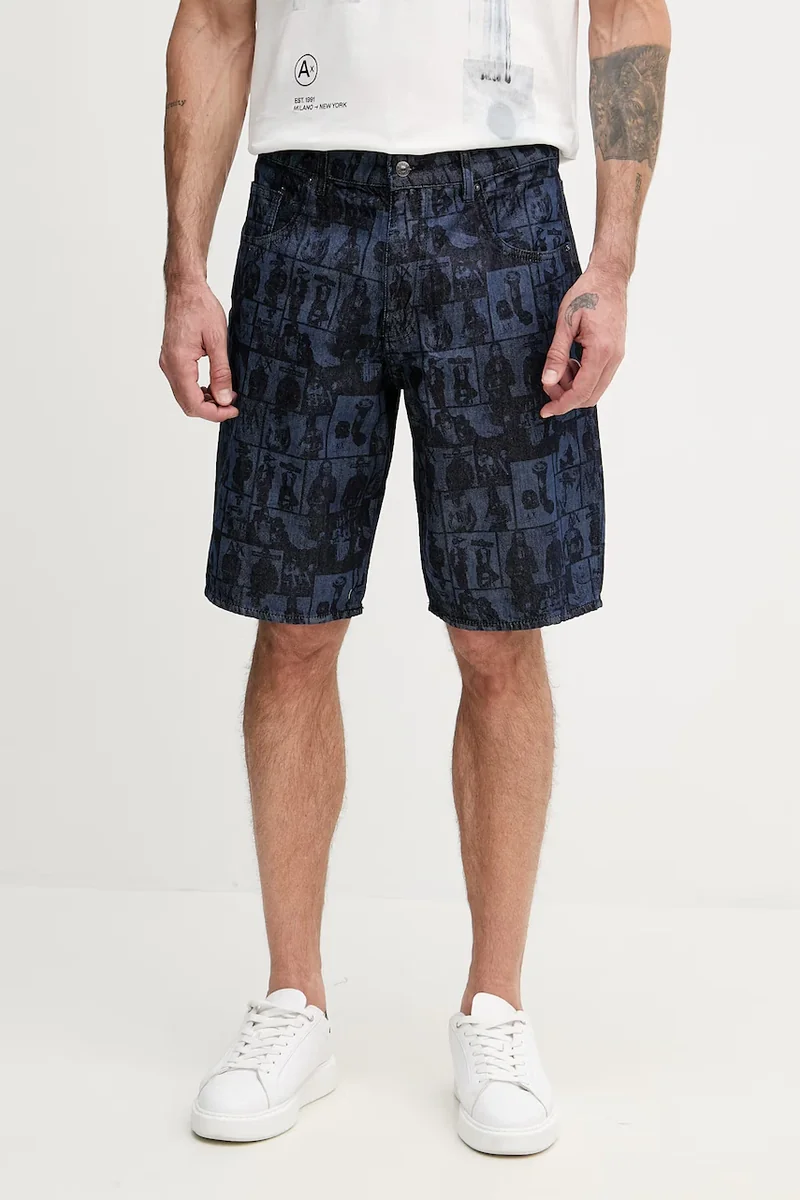 Armani Exchange pantaloni scurți pentru bărbați, din bumbac