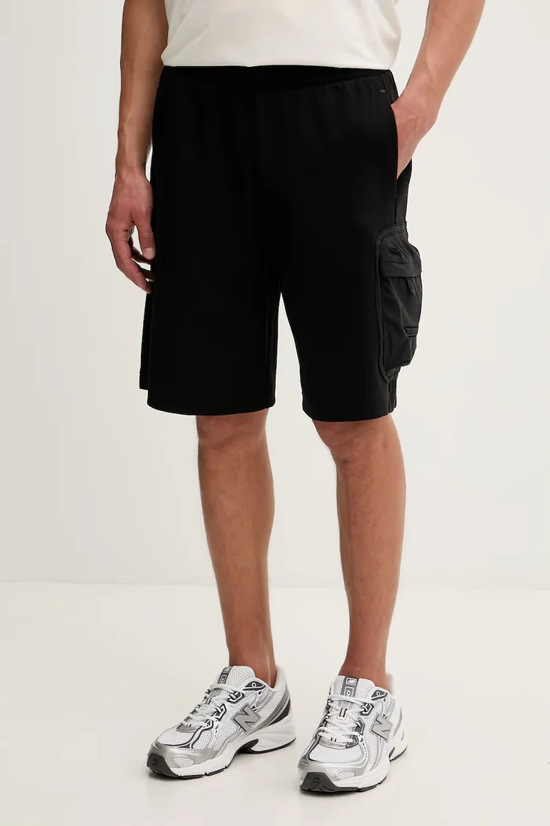 EA7 Emporio Armani pantaloni scurți de trening pentru bărbați, cu bumbac