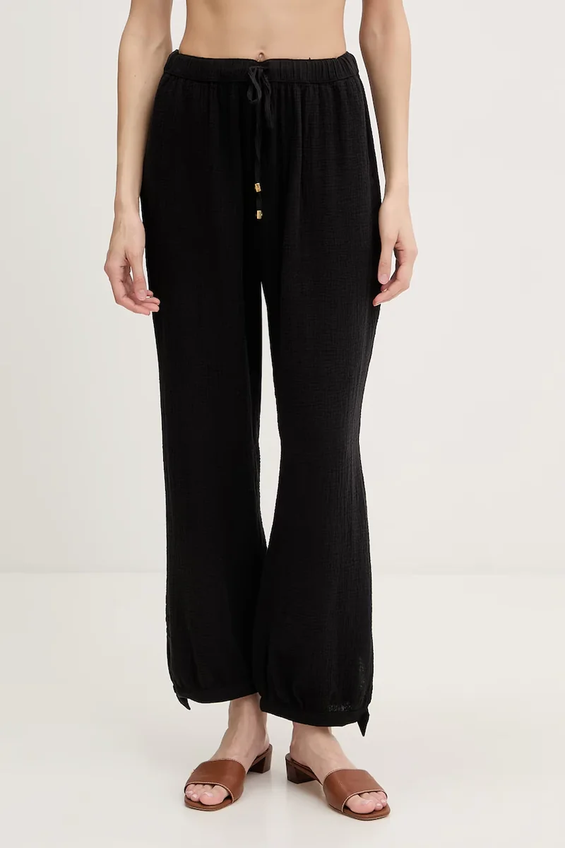 Lauren Ralph Lauren pantaloni straight pentru femei, din bumbac