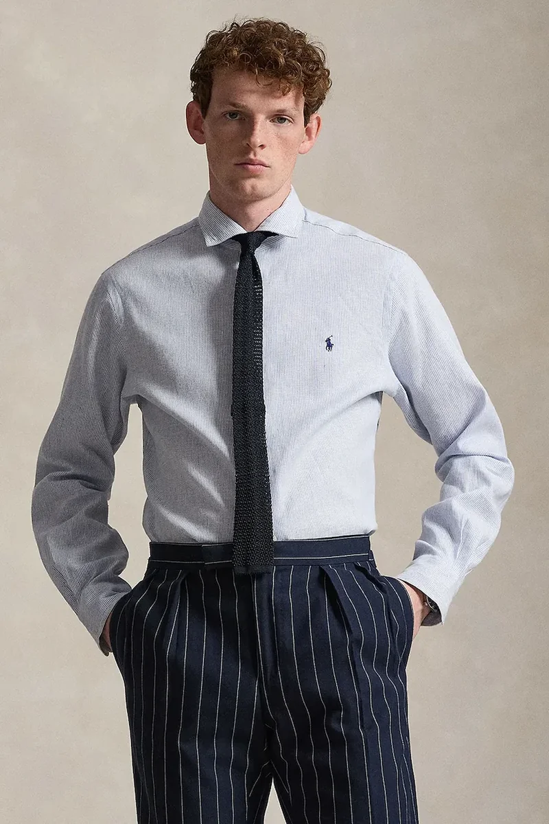 Polo Ralph Lauren cămașă pentru bărbați, cu bumbac