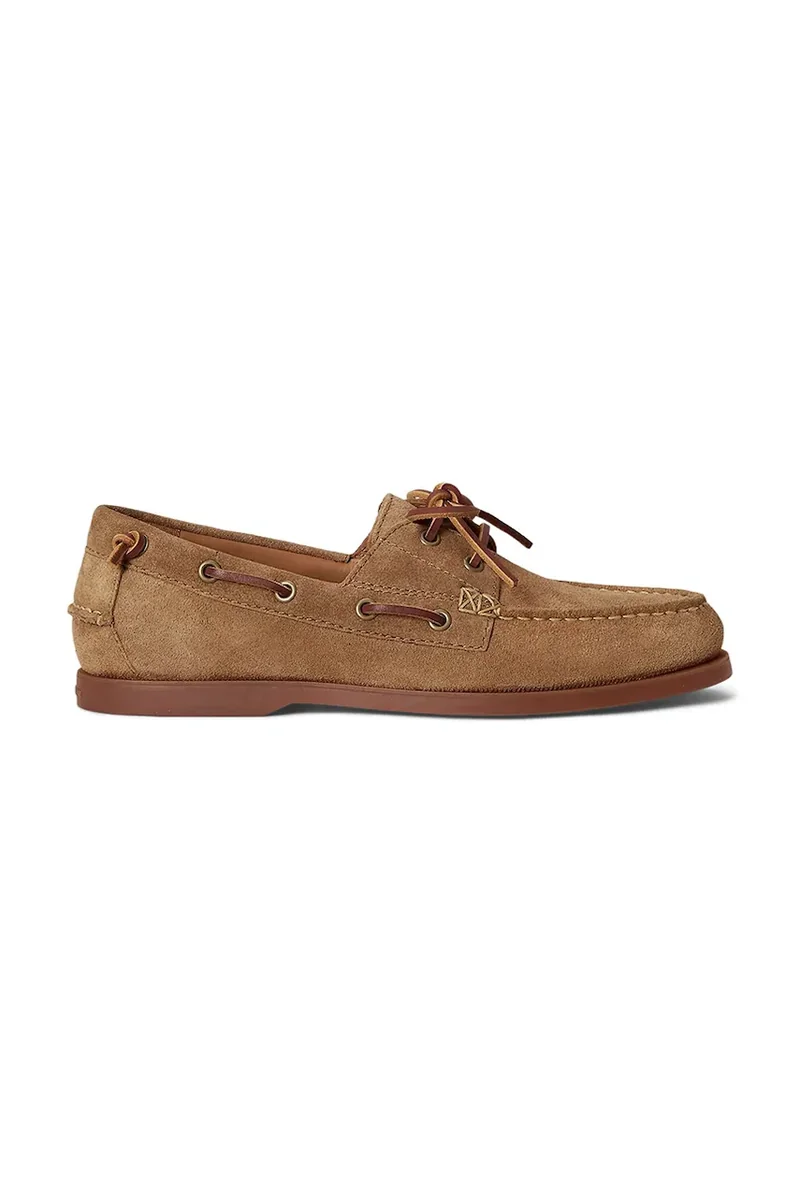 Polo Ralph Lauren mocasini pentru bărbați, din piele întoarsă Merton Boat