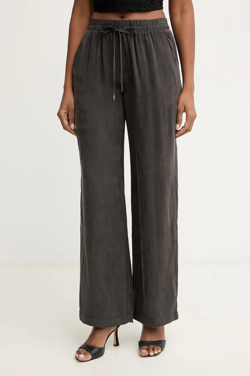 Guess pantaloni pentru femei, cu lyocell DALIA