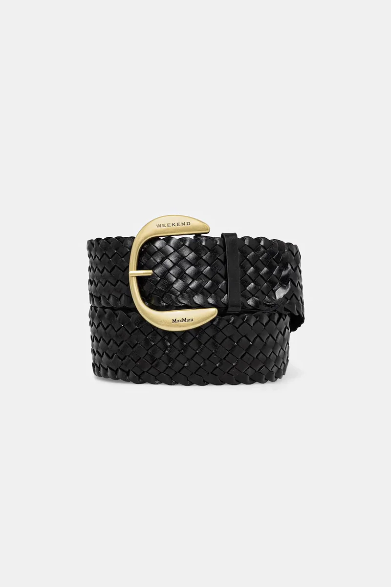 Weekend Max Mara curea împletită pentru femei, din piele AGELO