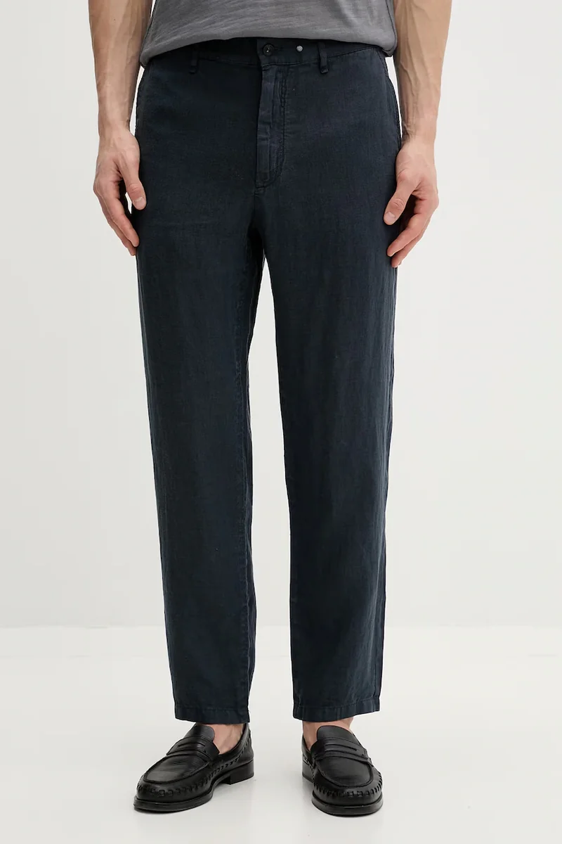 Rag & Bone pantaloni pentru bărbați, din in