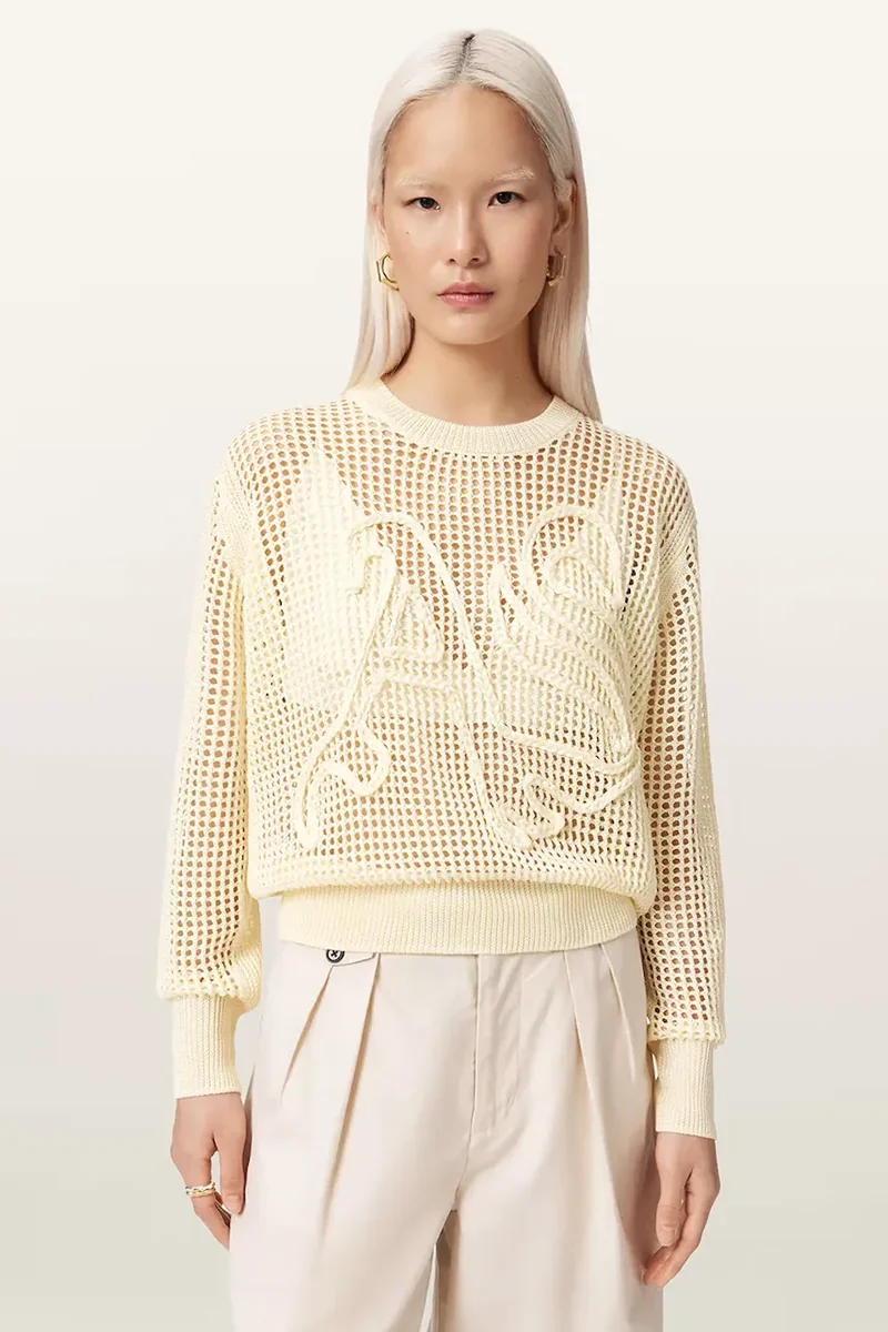 AllSaints pulover pentru femei, cu vâscoză RAELYN