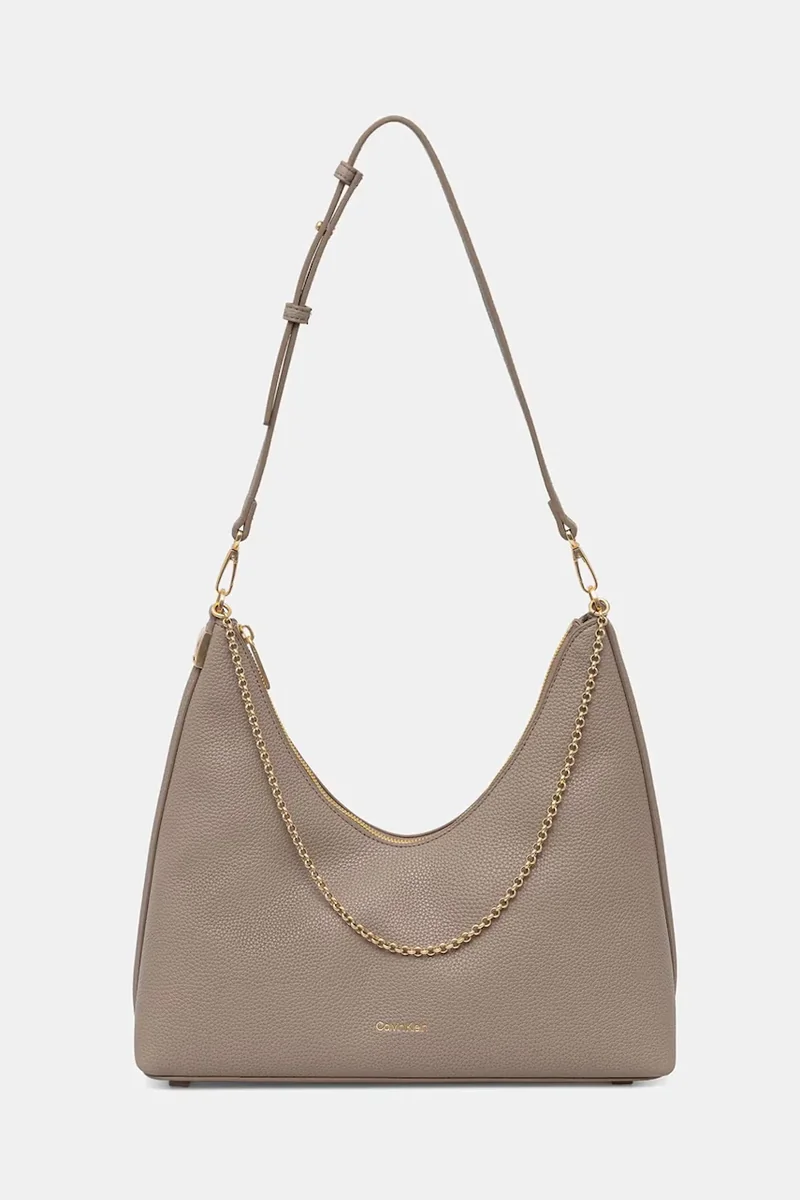 Calvin Klein hobo bag pentru femei cu imitație de piele