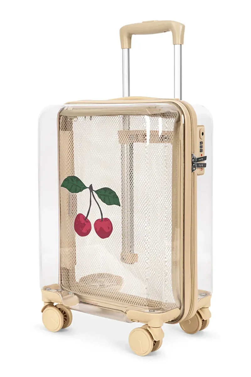 Konges Sløjd valiză TRANSPARENT TRAVEL SUITCASE