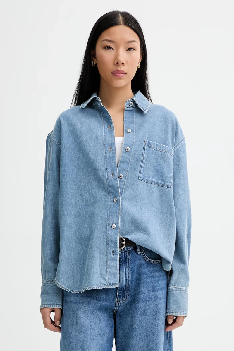 Rag & Bone cămașă pentru femei, din denim