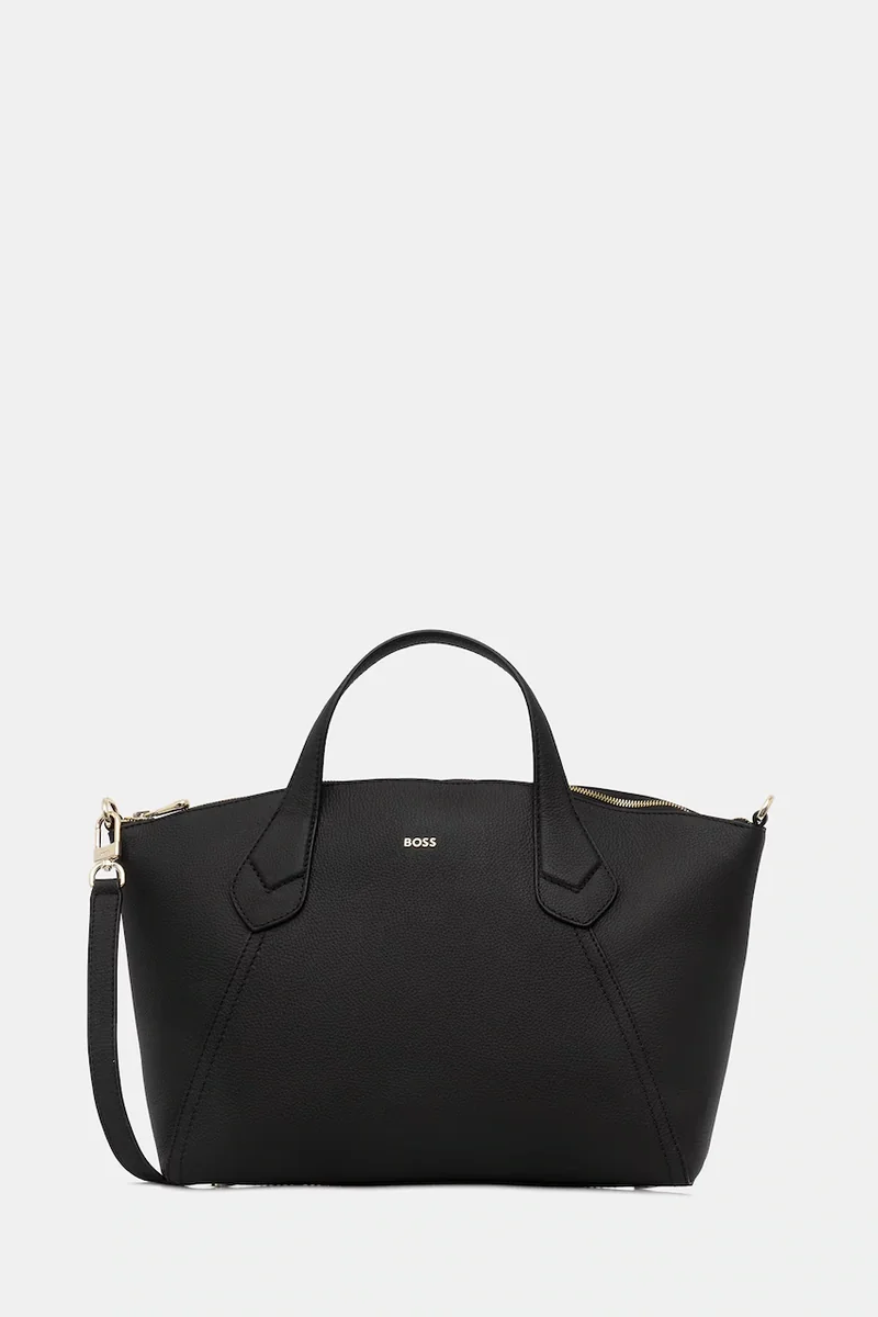 BOSS tote bag pentru femei, cu imitație de piele Lenah Zip Tote M