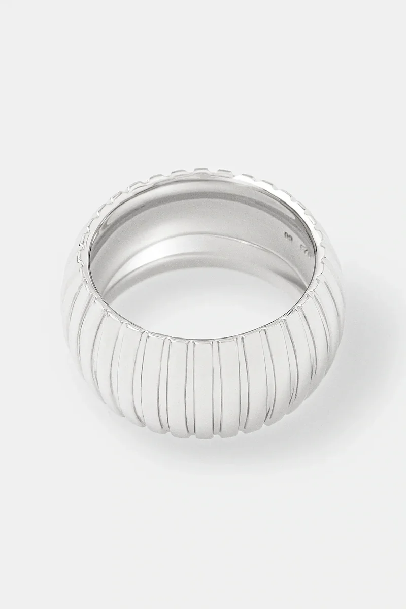 Tom Wood inel de argint Tubogas Ring Medium