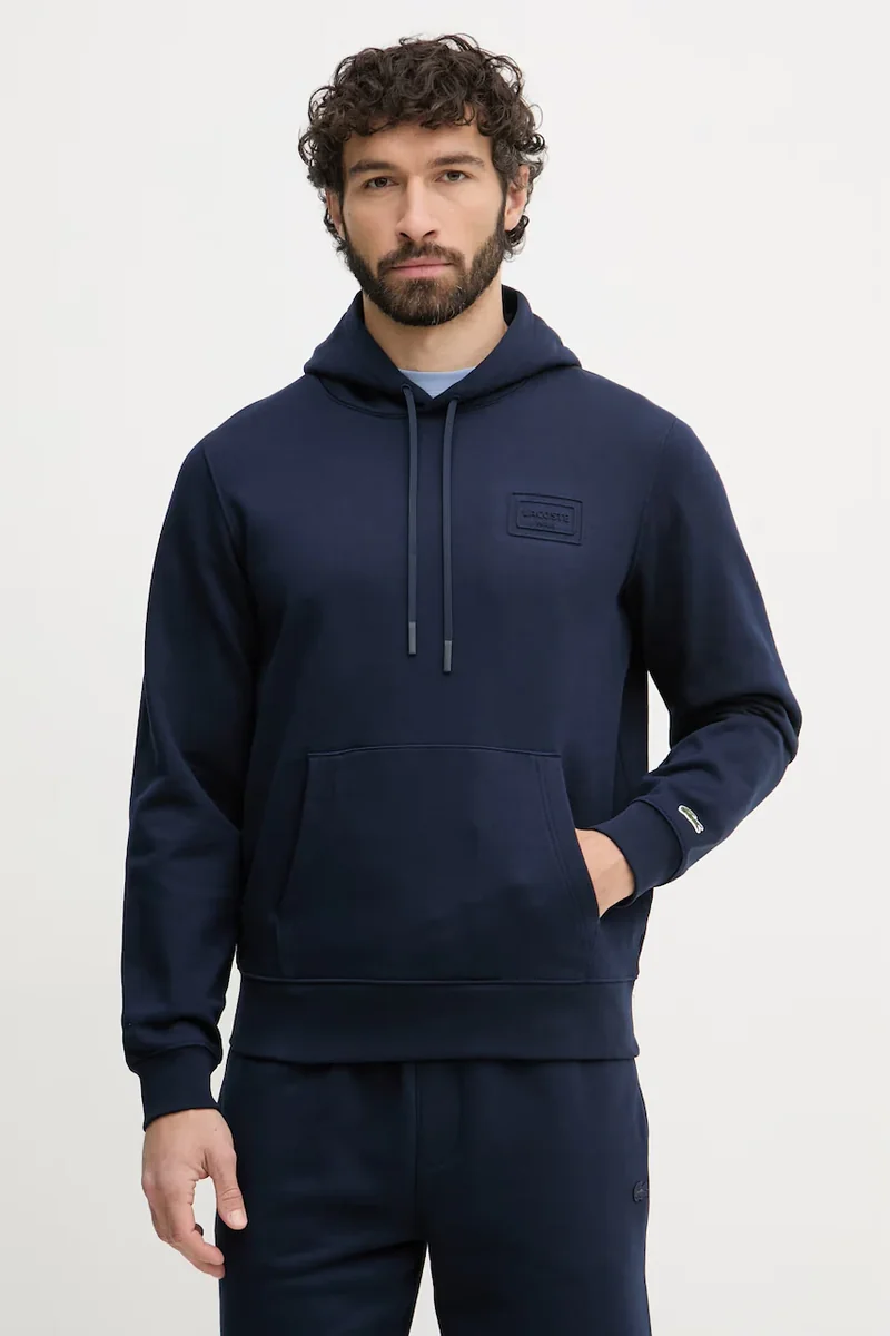 Lacoste hanorac cu glugă bărbătesc din bumbac