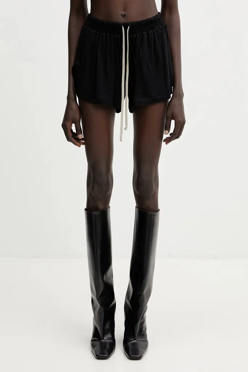 Rick Owens Lilies pantaloni scurți pentru femei, cu vâscoză