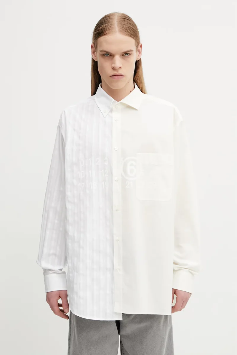 MM6 Maison Margiela cămașă pentru bărbați, din bumbac