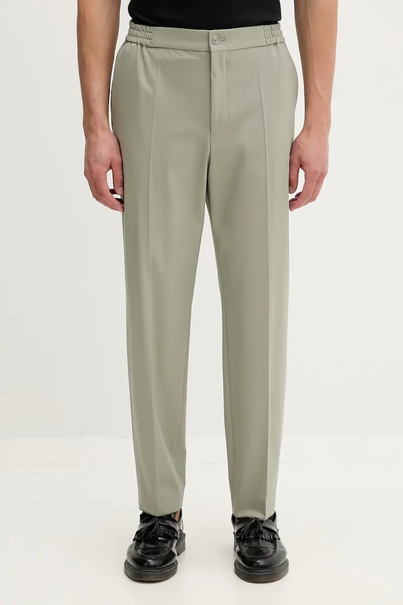 HUGO pantaloni slim fit pentru bărbați, cu lână Gos233F1X