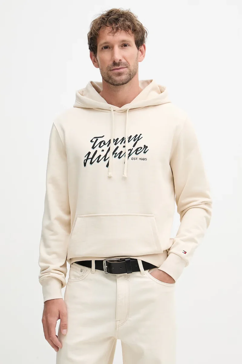 Tommy Hilfiger hanorac cu glugă pentru bărbați, din bumbac