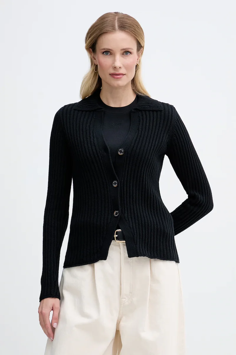 DKNY cardigan pentru femei din bumbac