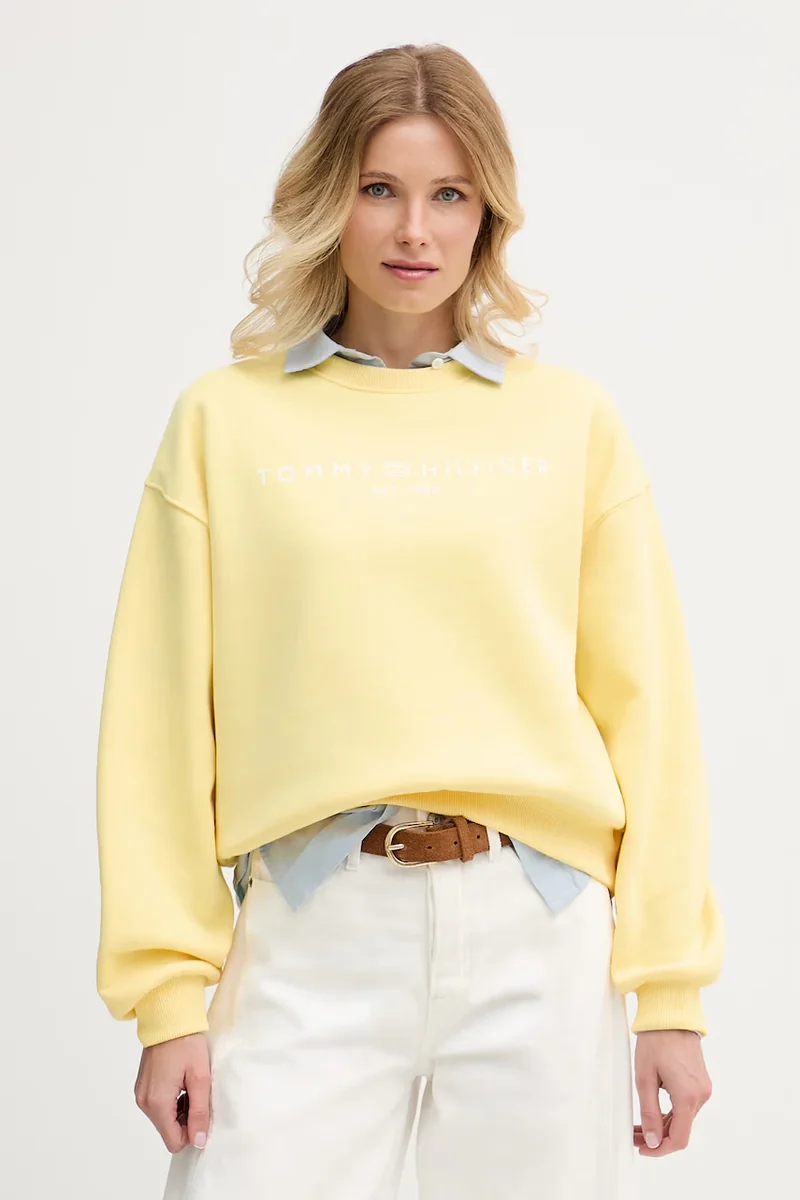 Tommy Hilfiger hanorac pentru femei, cu bumbac