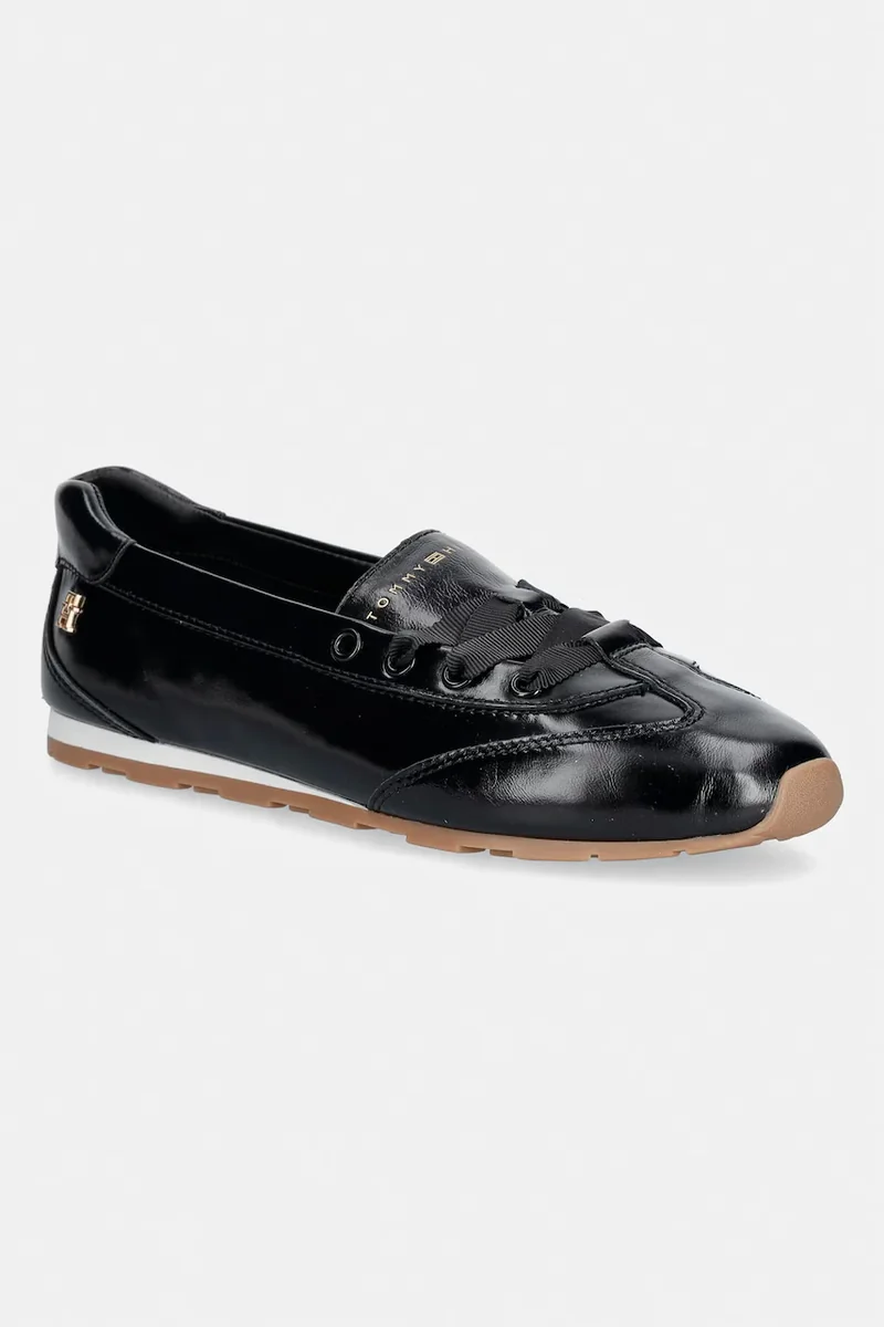 Tommy Hilfiger balerini din piele BELLA BALLET SNEAKER