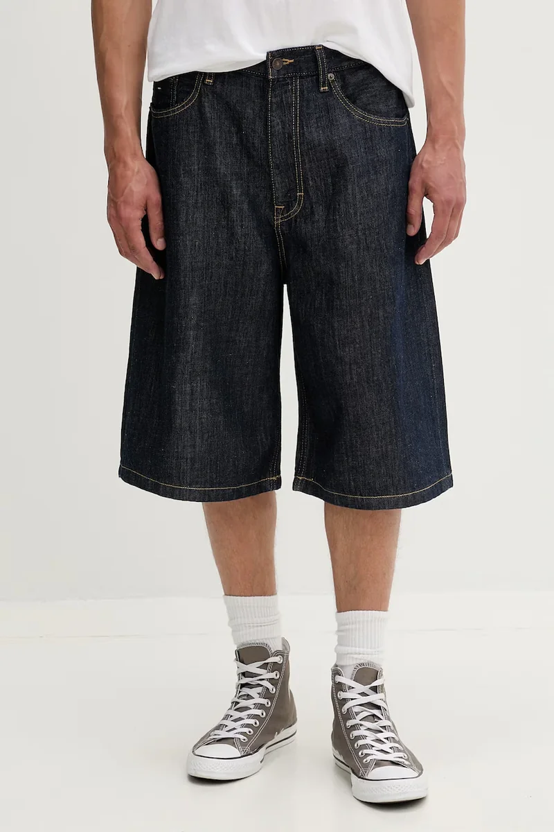 Tommy Jeans pantaloni scurți pentru bărbați, din denim