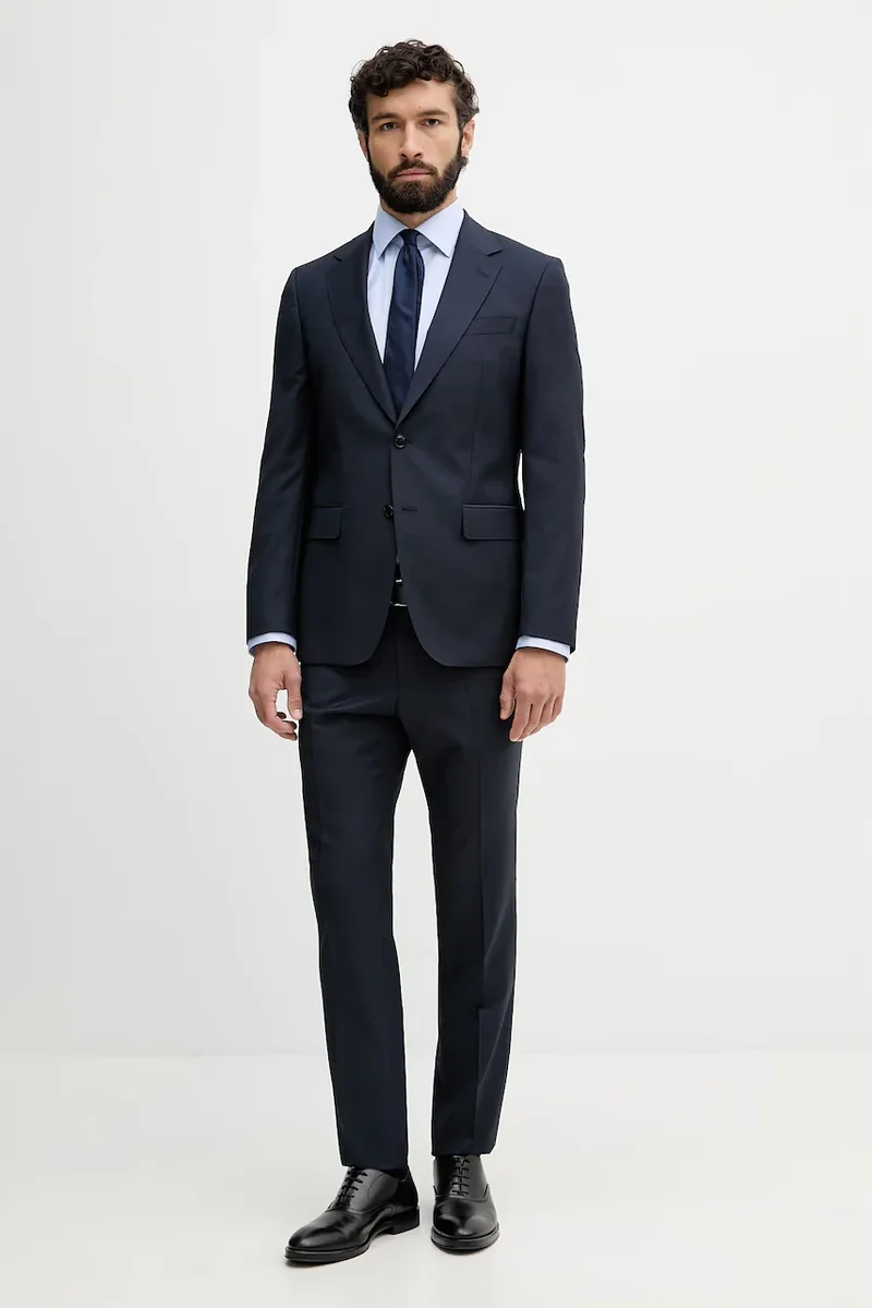 BOSS costum din două piese pentru bărbați din lână H-Huge-2Pcs-263