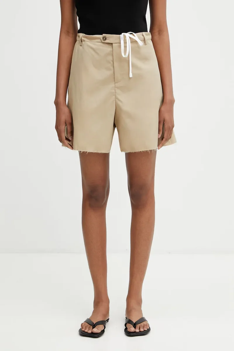 MM6 Maison Margiela pantaloni scurți pentru femei, cu bumbac
