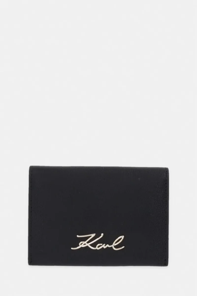 Karl Lagerfeld card-holder pentru femei din piele K/SIGNATURE