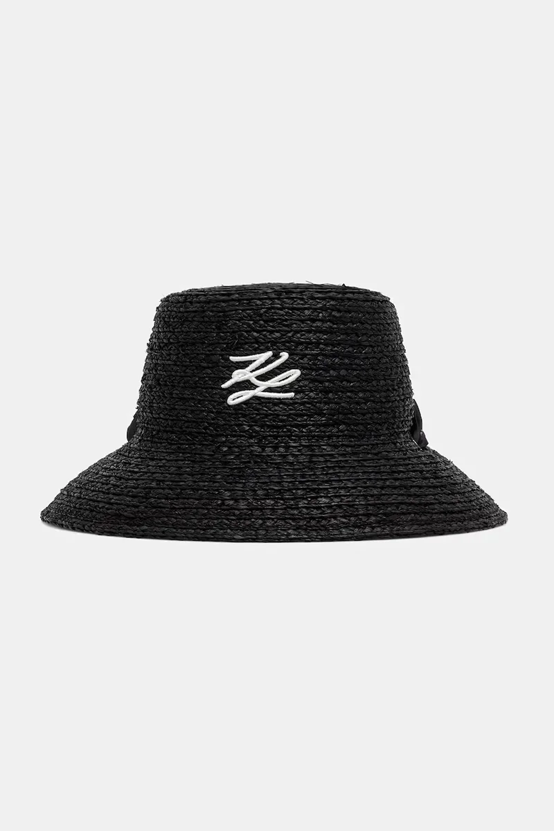 Karl Lagerfeld pălărie de paie pentru femei K/AUTOGRAPH