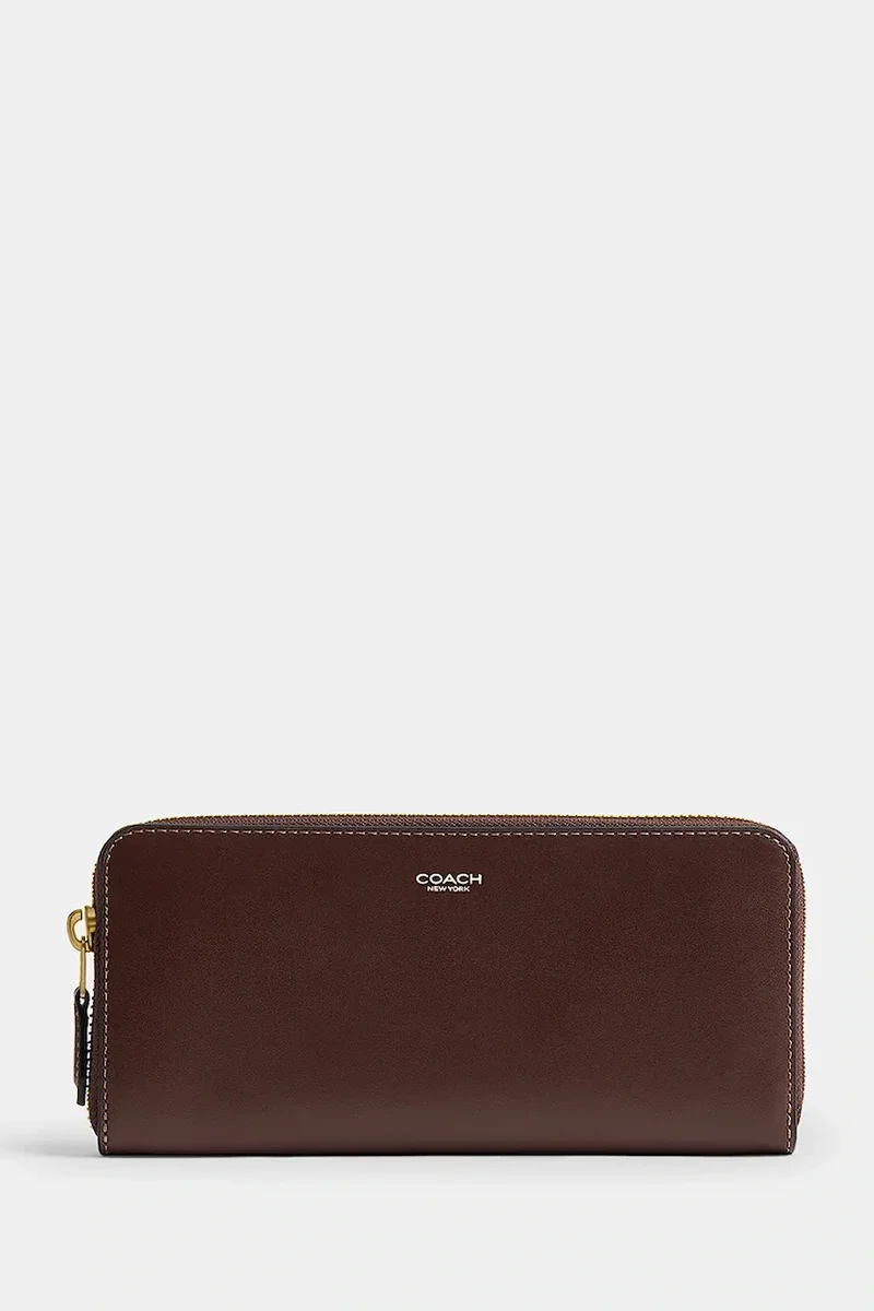 Coach portofel pentru femei din piele Accordion Zip