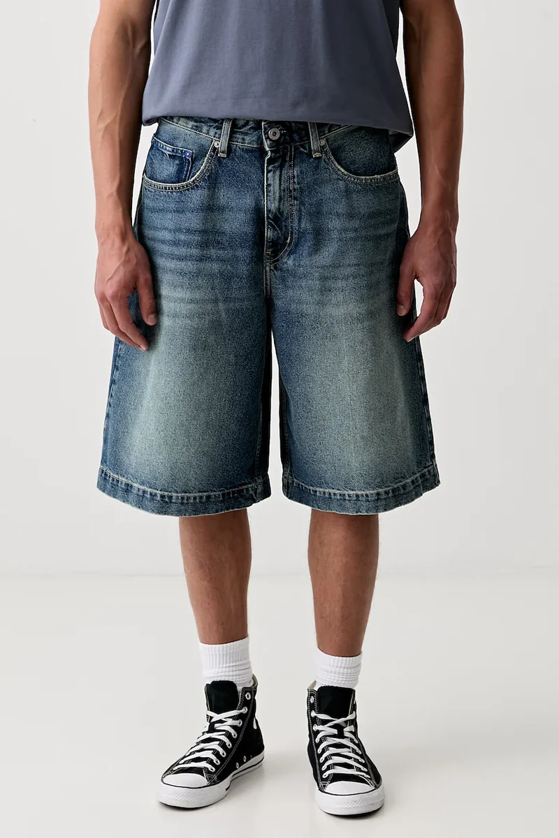 Karl Lagerfeld Jeans pantaloni scurți pentru bărbați din denim