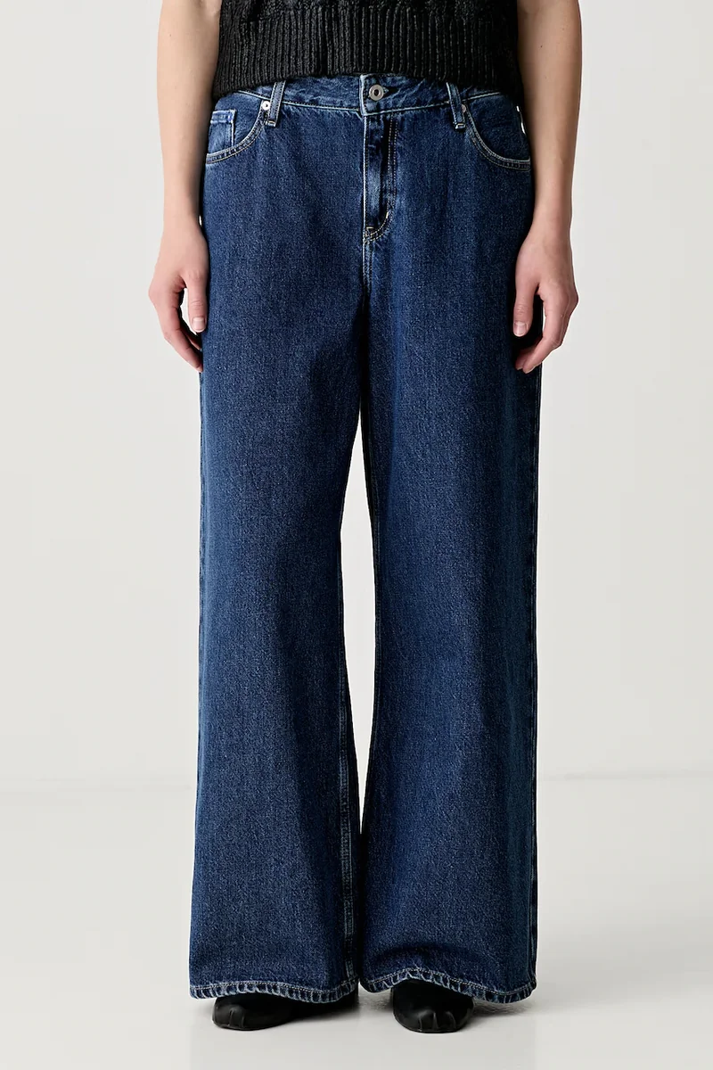 Karl Lagerfeld Jeans blugi wide leg pentru femei