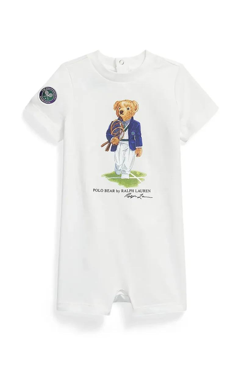 Polo Ralph Lauren salopetă scurtă pentru copii din bumbac Wimbledon