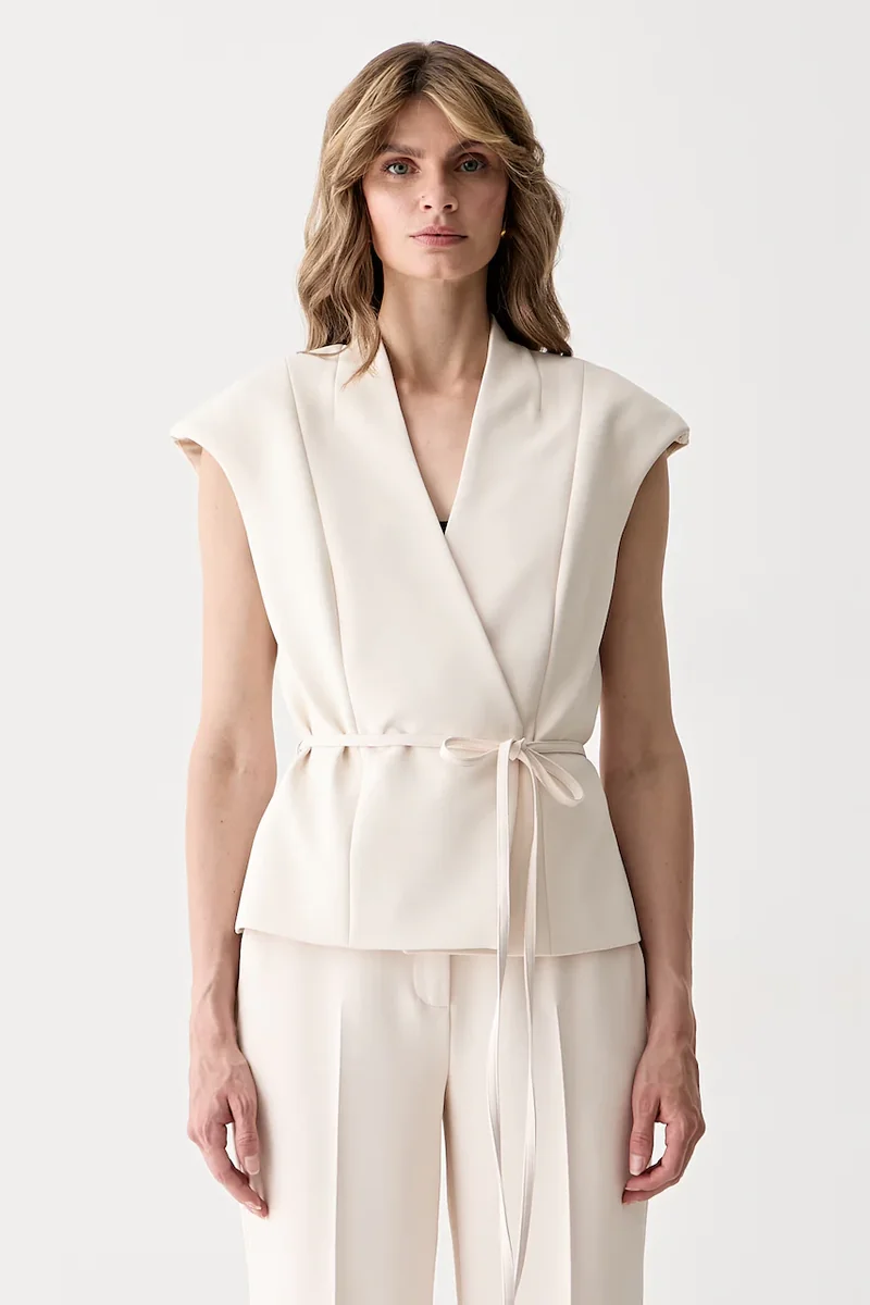 Marciano by Guess vestă cu două rânduri de nasturi pentru femei JASMINE