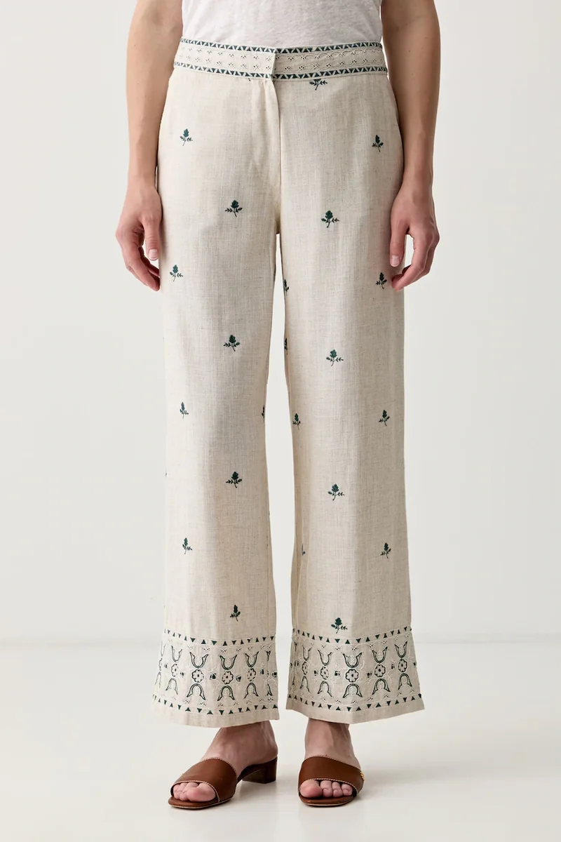 Hoss Intropia pantaloni regular pentru femei cu in