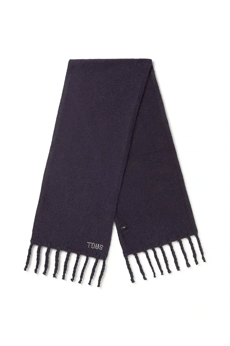 Tous esarfa din amestec de lana TEXTIL