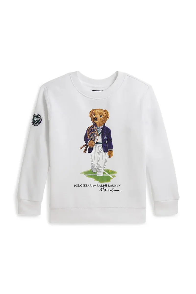 Polo Ralph Lauren hanorac pentru copii din bumbac Wimbledon