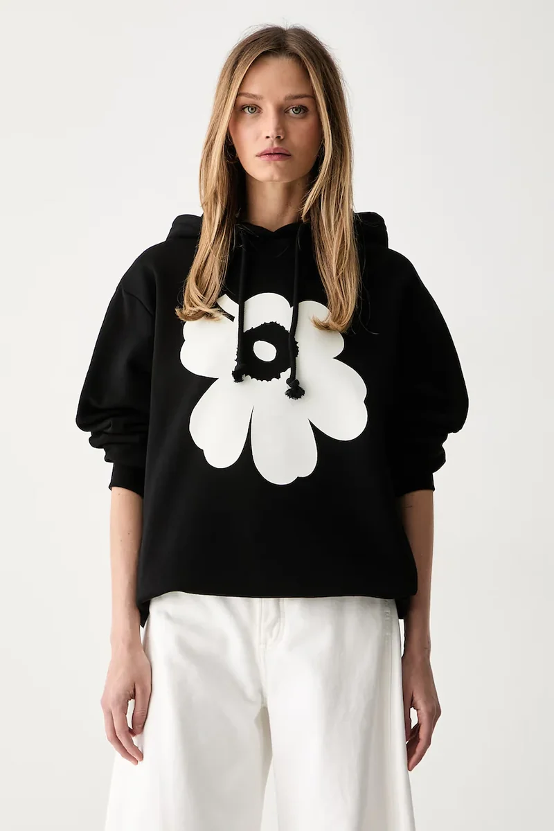 Marimekko hanorac cu glugă pentru femei cu bumbac