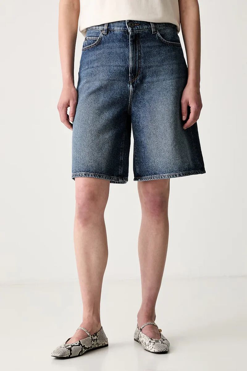 Weekend Max Mara pantaloni scurți pentru femei din denim WKDDONNOLA